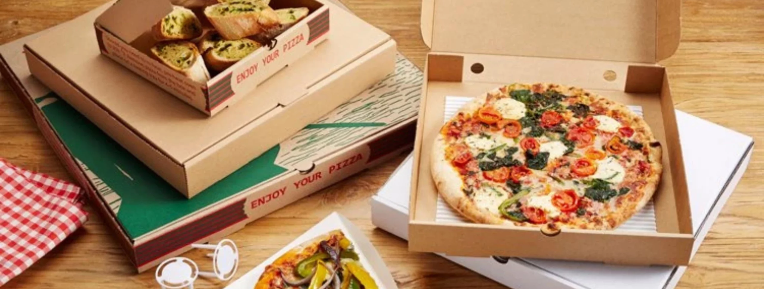 Pizza box packaging